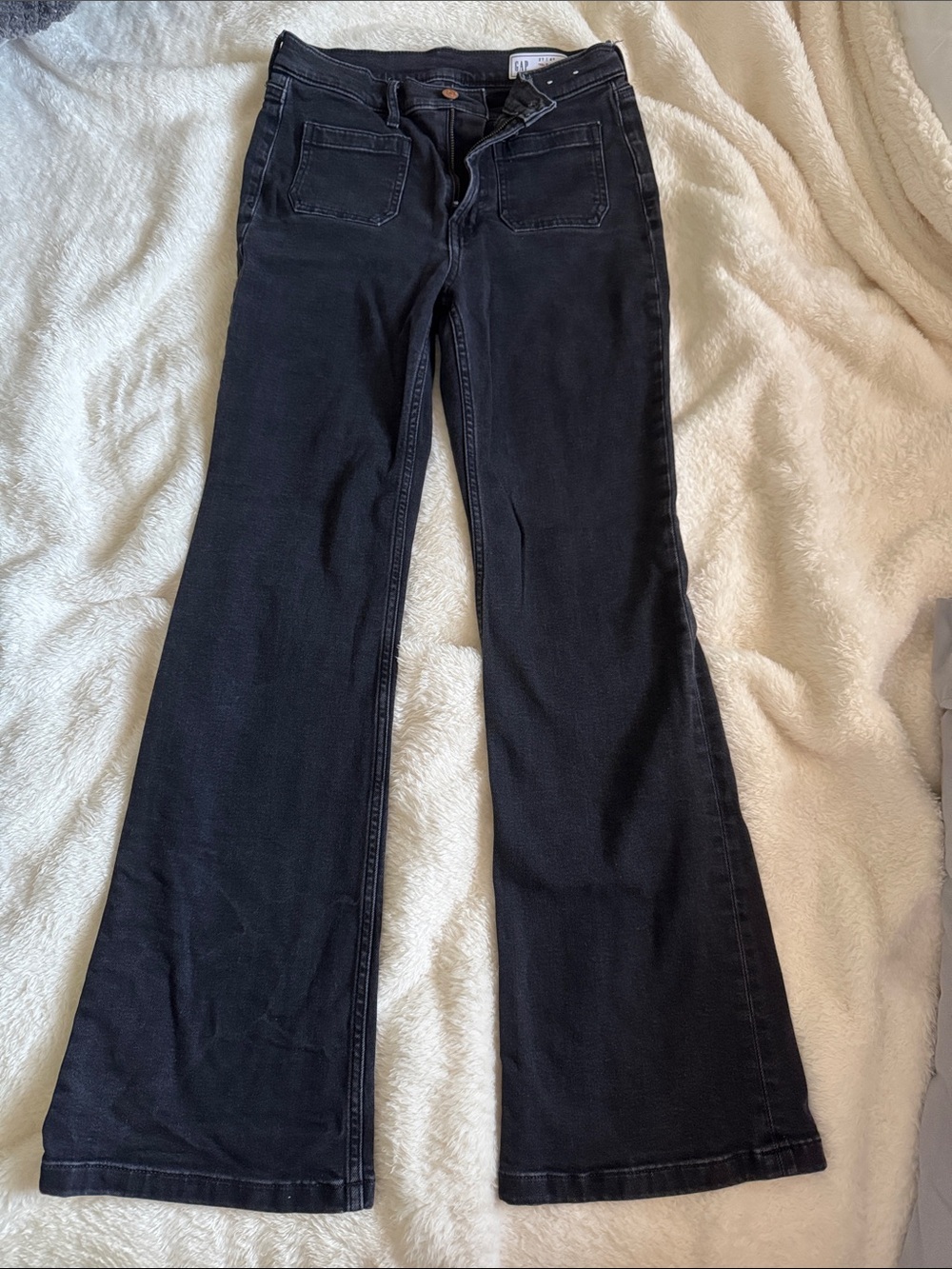 GAP 70s flare high rise Jean